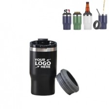 Stainless Steel Triple 4-in-1 Can Cooler and Tumbler
